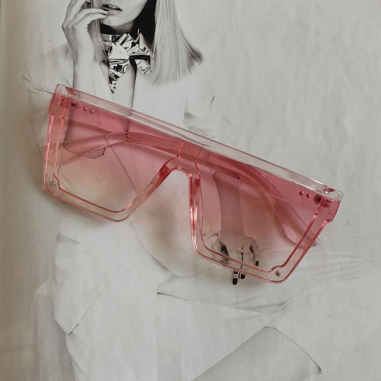 Солнцезащитные очки квадратные Розовый (14604)