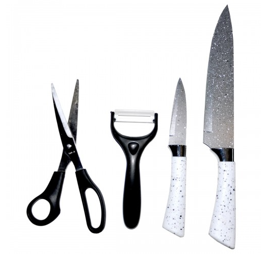 Набір ножів Unique Z3P-3000 з ножицями