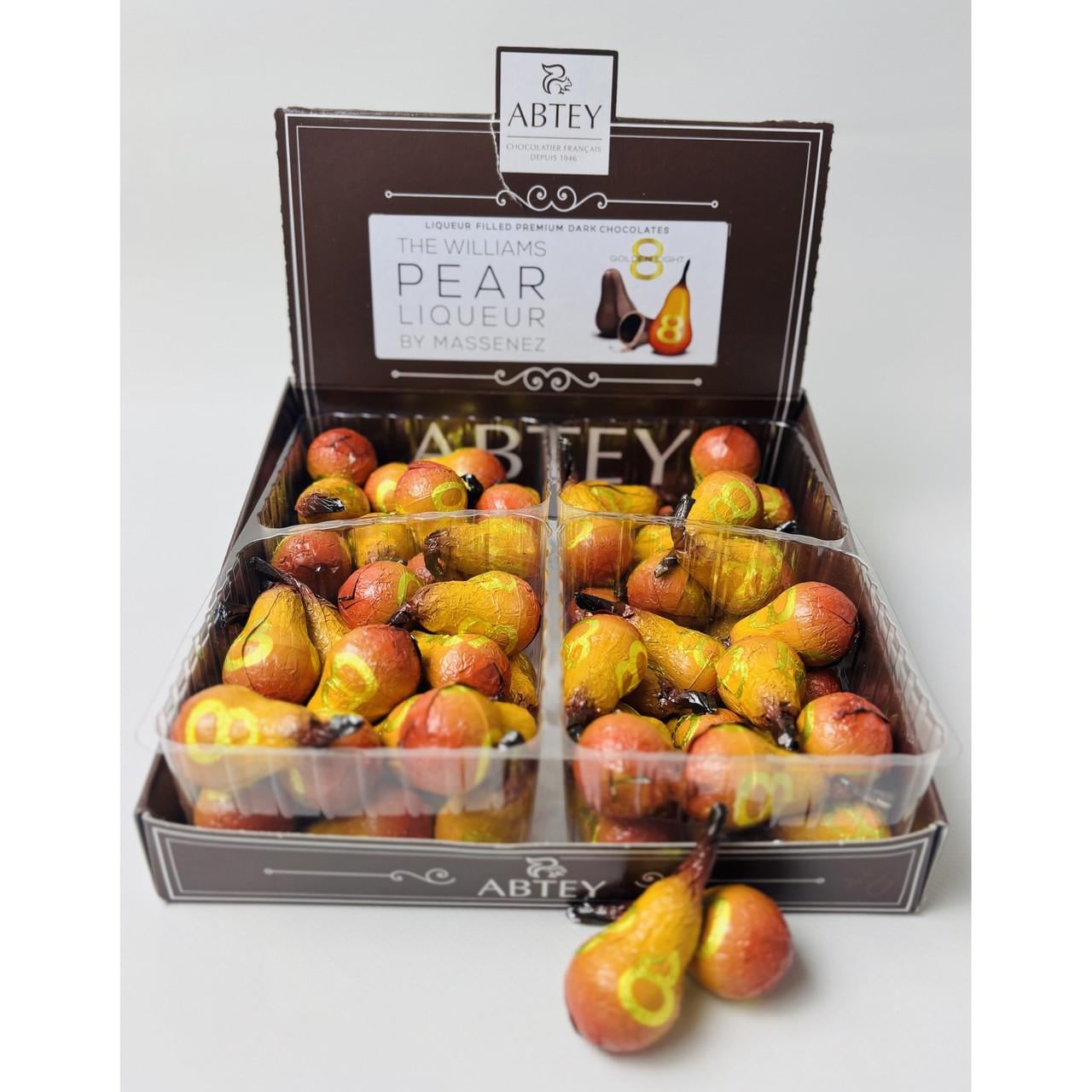 Конфеты Abtey The Williams Pear Liqueur by Massenezz груши с персиковым ликером 70x10 г
