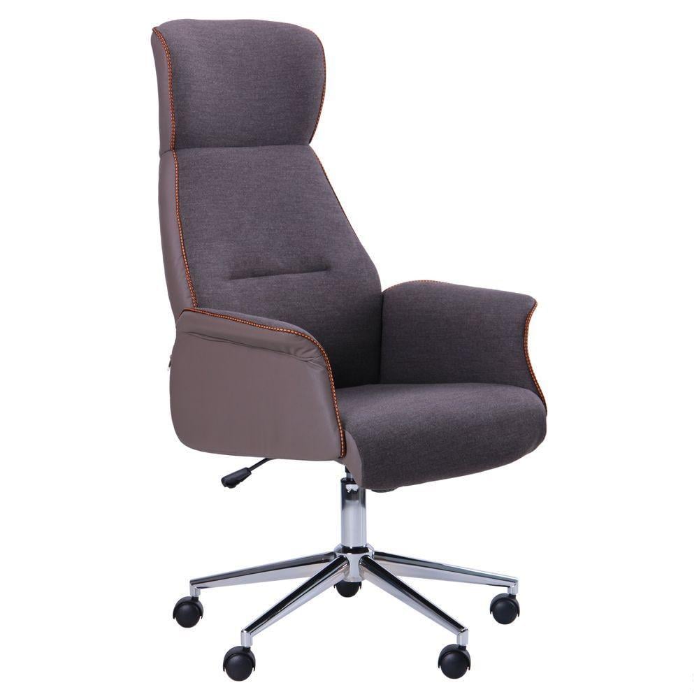 Компьютерное кресло AMF Brooklyn 1190 90x670x710 металл/текстиль Хром/Серый