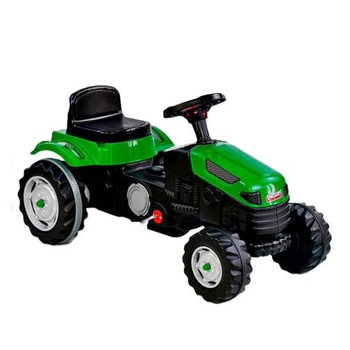 Детский толокар Pilsan 07-314/1 Трактор педальный с клаксоном на руле/в коробке Зеленый (24590530)