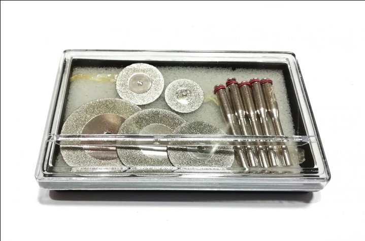 Набор алмазных дисков 5 шт. и держатели