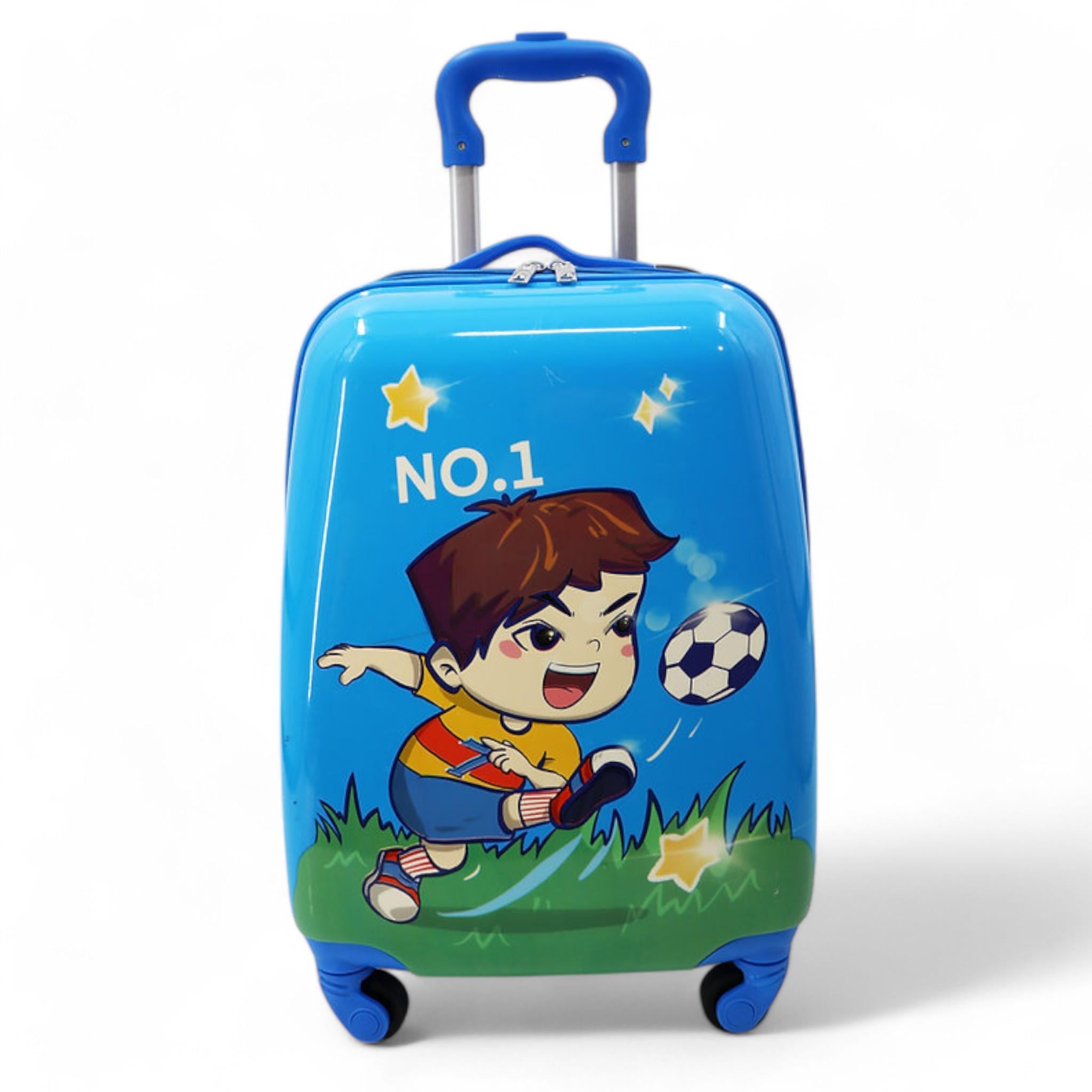 Валіза дитяча Flybeg Footballer No.1 ABS-пластик на 4 коліщатках 30 л (S_A-2)
