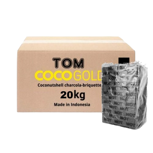 Уголь кокосовый Tom COCO Gold 20 кг 72 шт. (1886226265)