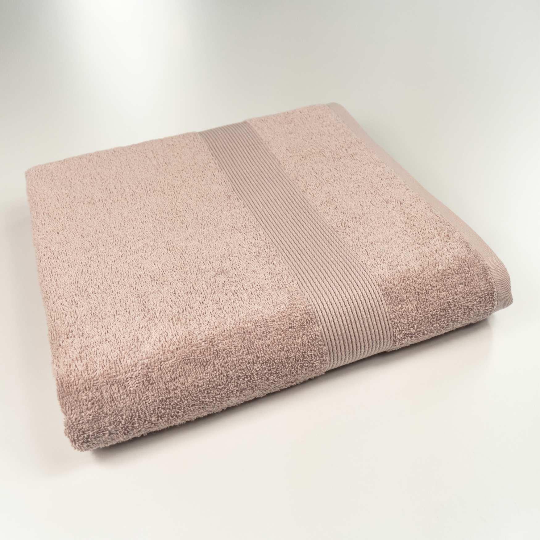 Полотенце банное GM Textile с бордюром 70х140 см Капучино (400b-140-Cappuccino)