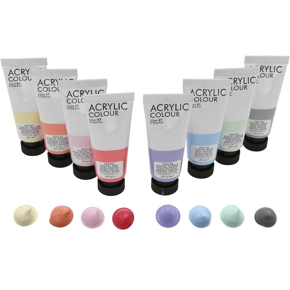 Акриловые краски художественные неон/металлик/глиттер 22 мл 48 цветов (37-112016) - фото 8