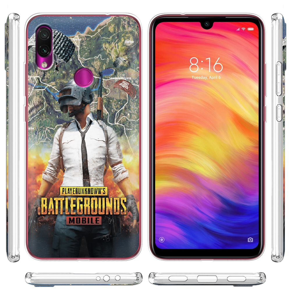 Чехол Boxface Xiaomi Redmi Note 7 PUBG Mobile Прозрачный силикон (36202-up2309-36202) - фото 3 Чехол Boxface Xiaomi Redmi Note 7 PUBG Mobile Прозрачный силикон (36202-up2309-36202) - фото 3
