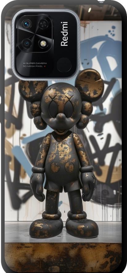 Чехол на Xiaomi Redmi 10C Bronze kaws v2 (6098b-2591-42517)
