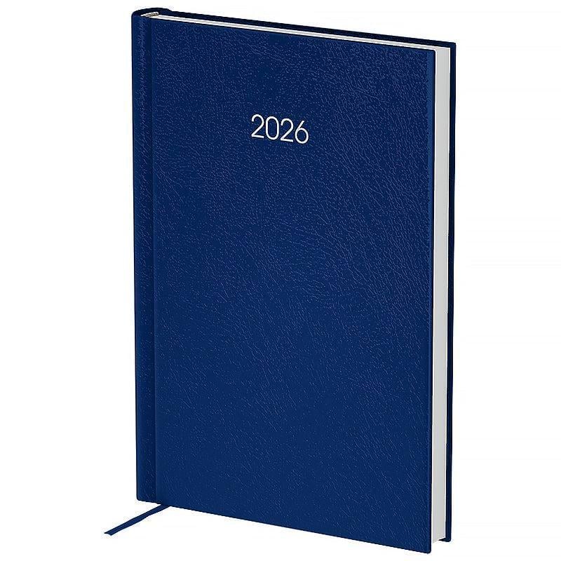 Дневник датированный 2026 Axent Classic City 145*210 мм 336 страниц темно-синий (8842-26-2-A)
