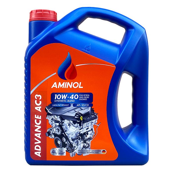 Моторна олива автомобільна Aminol Advance AC3 10W40 4 л (164950)
