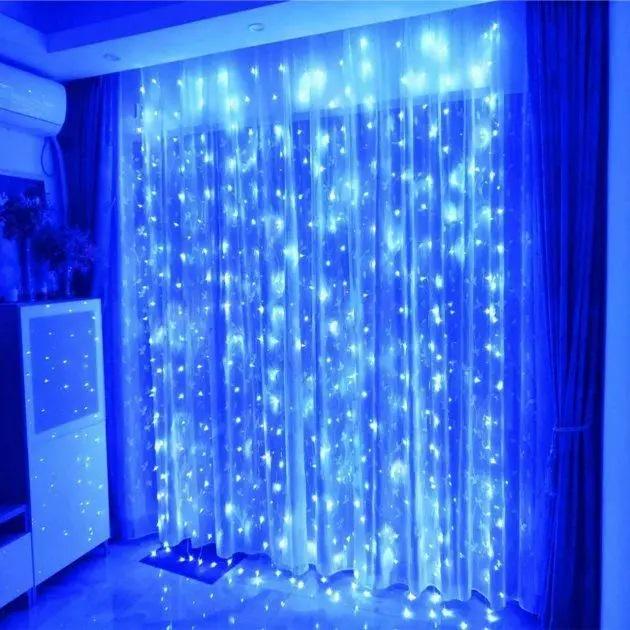 Гирлянда светодиодная Xmas LED Водопад 3Mx2M 320-B Синий (f25a406e)