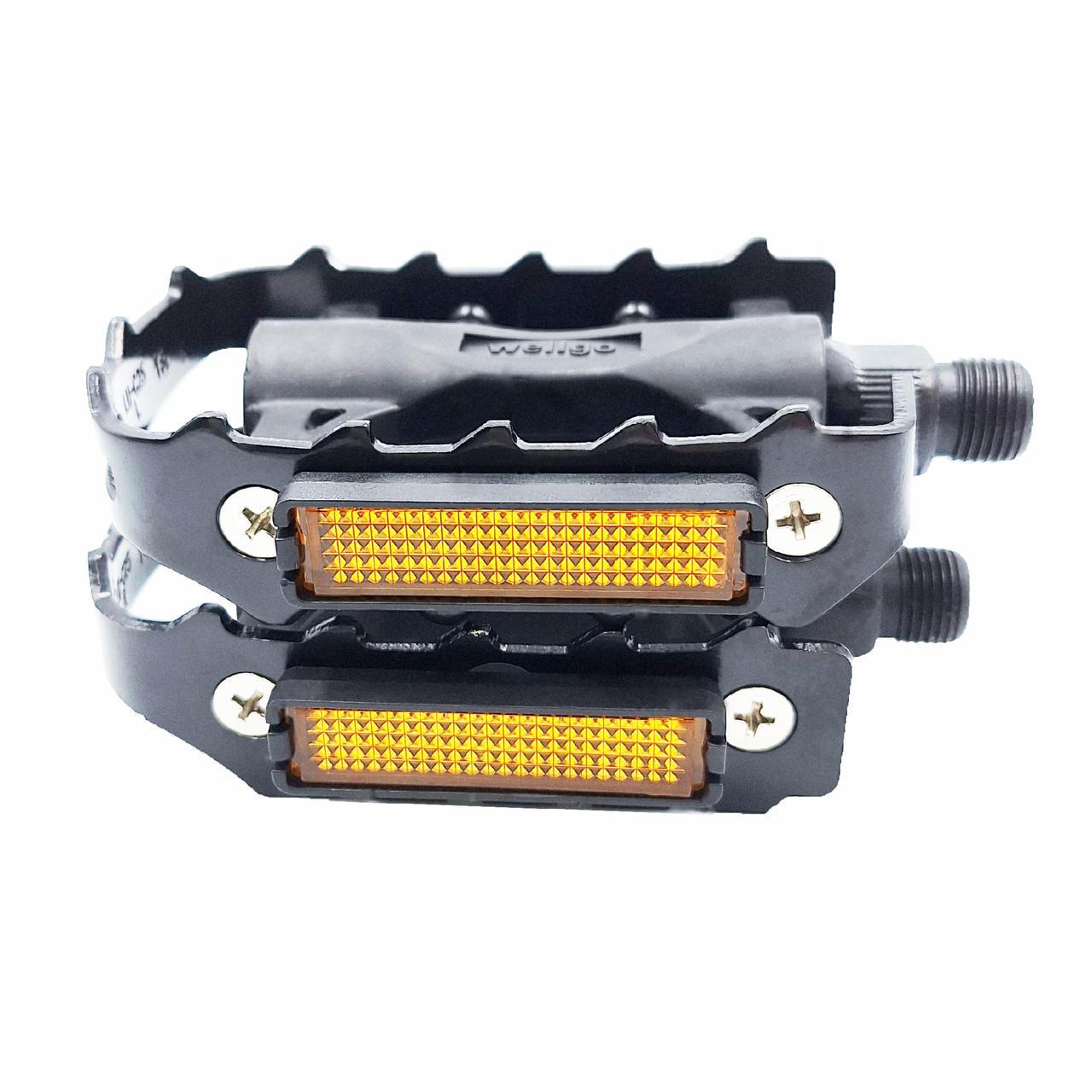 Педали велосипедные пластико-алюминиевые Wellgo LU-C25 на полимерных подшипниках Черный (G0001515) - фото 3 Педали велосипедные пластико-алюминиевые Wellgo LU-C25 на полимерных подшипниках Черный (G0001515) - фото 3