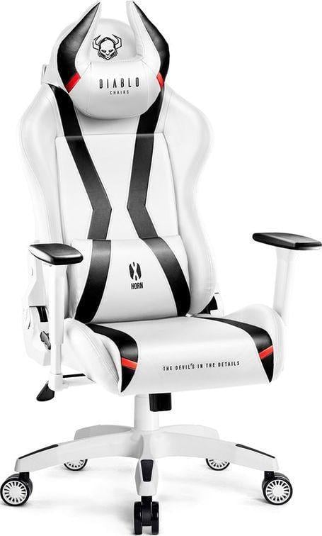 Комп'ютерне крісло для геймера Diablo Chairs X-Horn 2.0 Normal Size White (334230) Комп'ютерне крісло для геймера Diablo Chairs X-Horn 2.0 Normal Size White (334230)