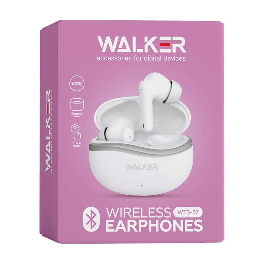 Наушники Bluetooth WALKER WTS-37 White - фото 8