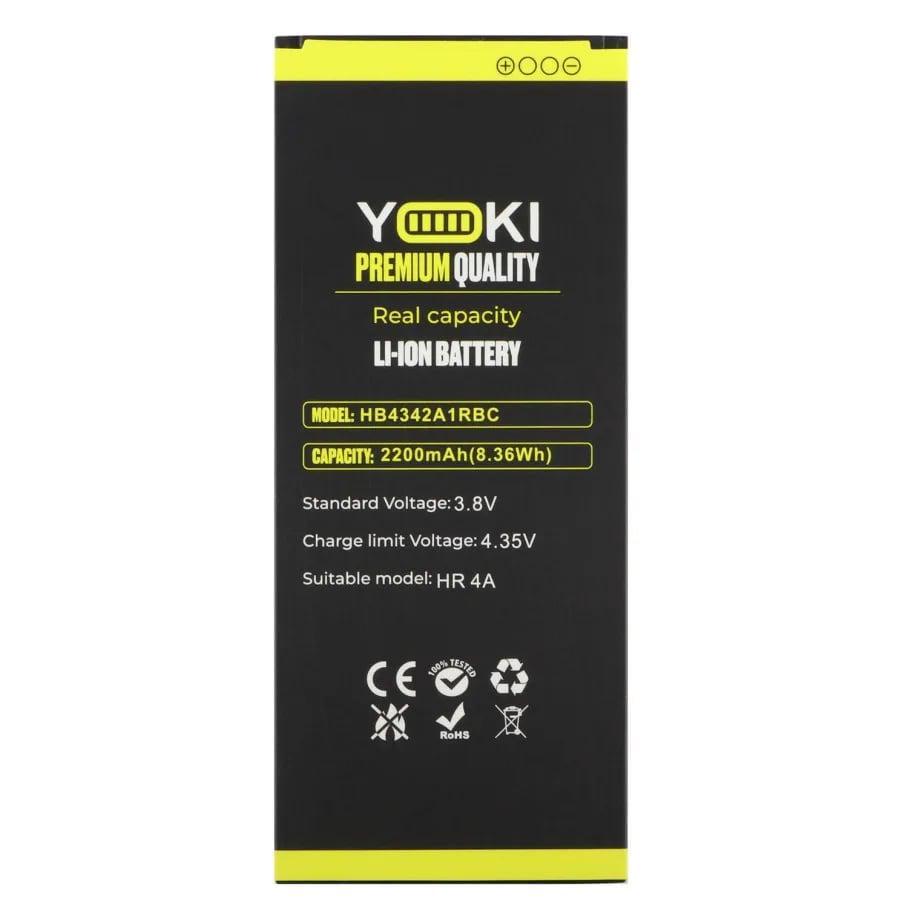 Аккумулятор Yoki для Huawei Honor 4A (HB4342A1RBC)