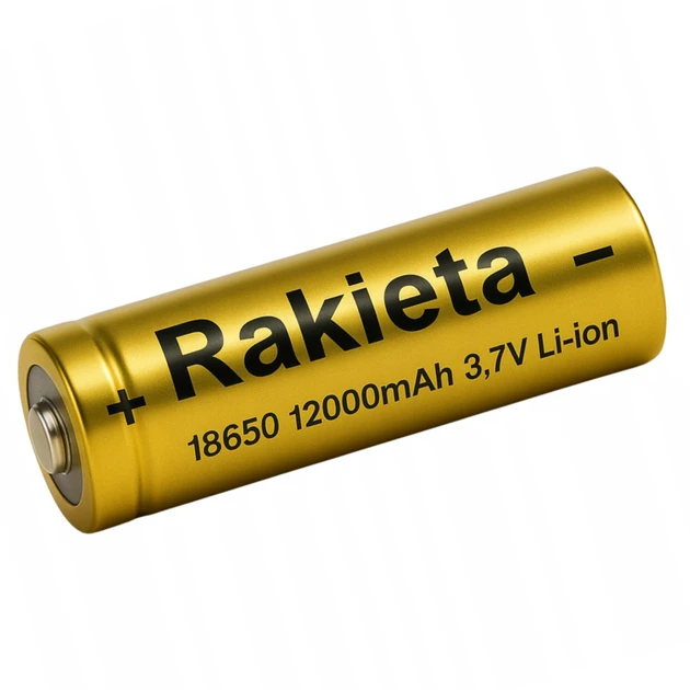 Акумулятор 18650 Rakieta 12000 mAh 3,7V літій-іонна (10441)
