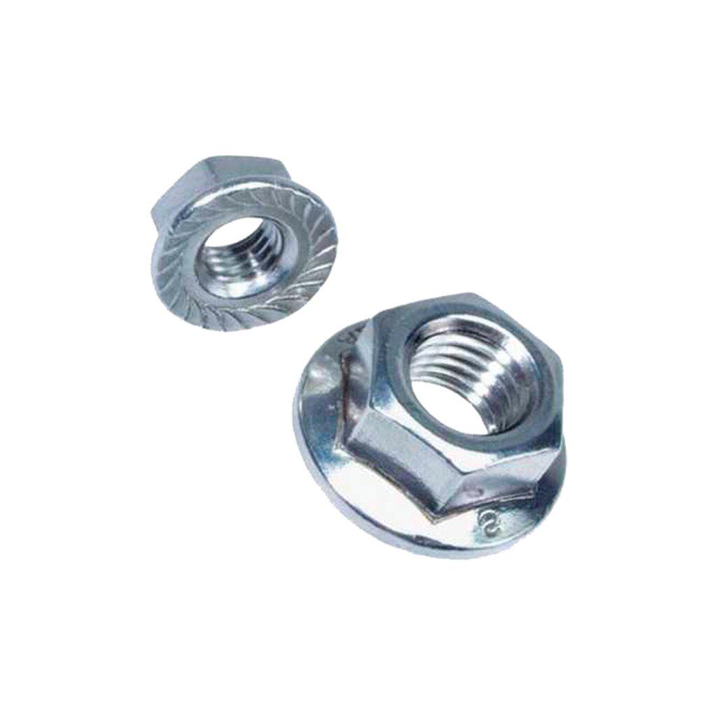 Гайка фланцевая LogicPower М8 зубчатая с оцинкованным покрытием для крепления солнечных батарей (27316675) - фото 2 Гайка фланцевая LogicPower М8 зубчатая с оцинкованным покрытием для крепления солнечных батарей (27316675) - фото 2