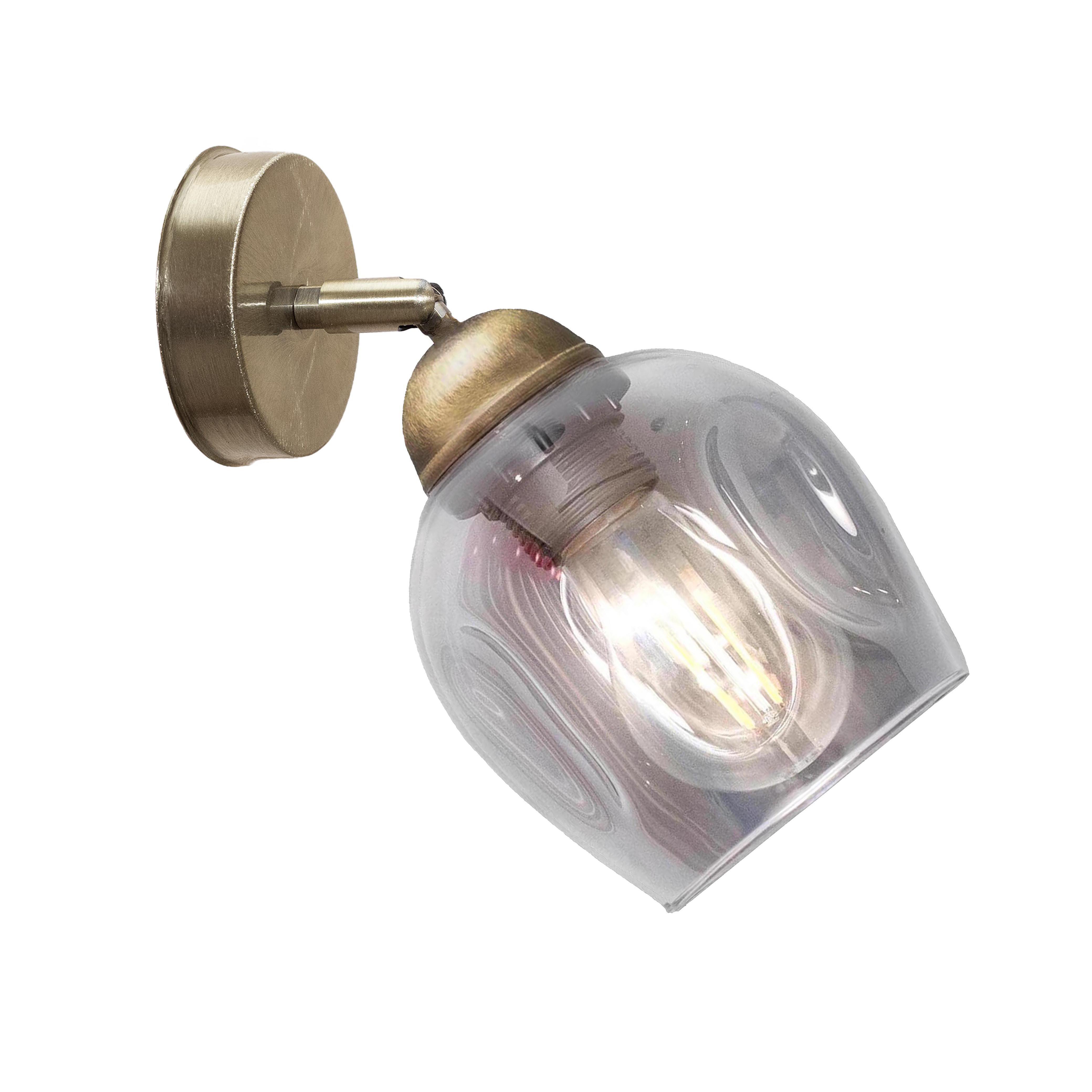 Светильник настенно-потолочный MSK Electric Enigma PL 20241-1 BN под одну лампу Бронзовый