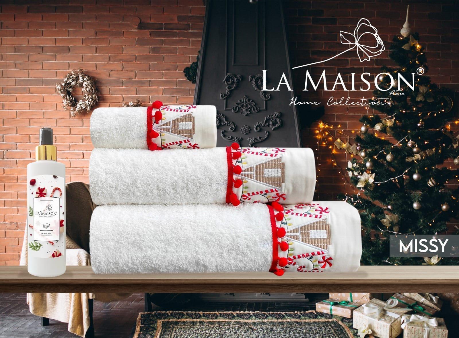 Подарунковий набір рушників La Maison d'Armorine 3 шт. з ароматом Missy (29657107) - фото 4 Подарунковий набір рушників La Maison d'Armorine 3 шт. з ароматом Missy (29657107) - фото 4