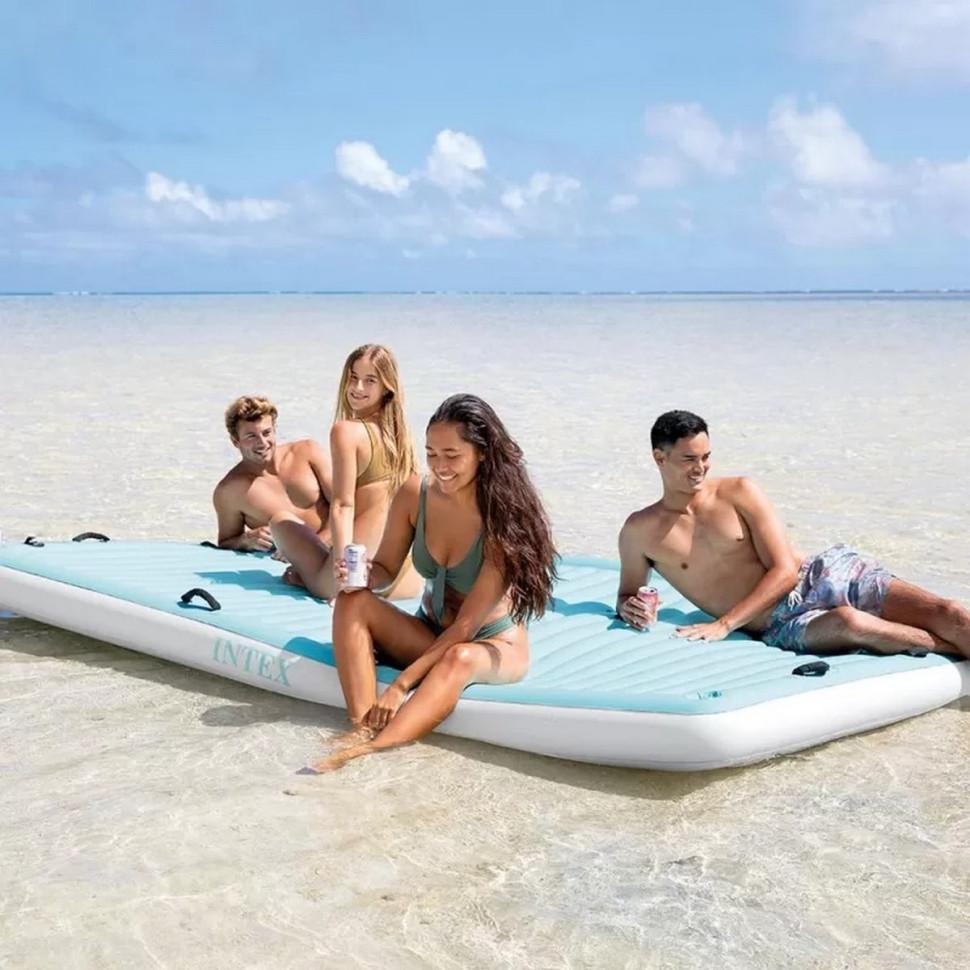 Матрас Intex 56289 8 ручек 305х183х18 см (45029) - фото 5 Матрас Intex 56289 8 ручек 305х183х18 см (45029) - фото 5