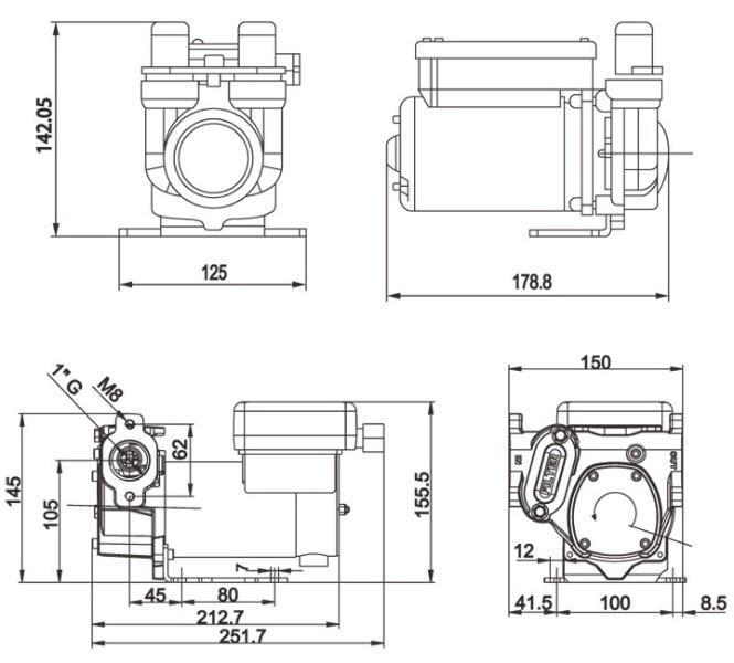 Насос топливоперекачивающий Rewolt 12 В (RE SL002-12V) - фото 3