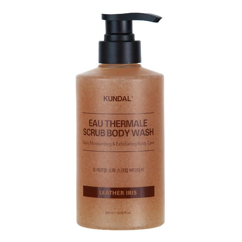 Гель-скраб для душа Kundal Eau Thermal Scrub Body Wash Leather Iris Мускусный Ирис 500 мл (428679)