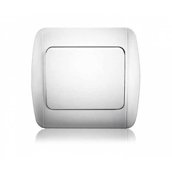 Выключатель одноклавишный Erste electric Classic 9201-01 W Белый (2259448411)