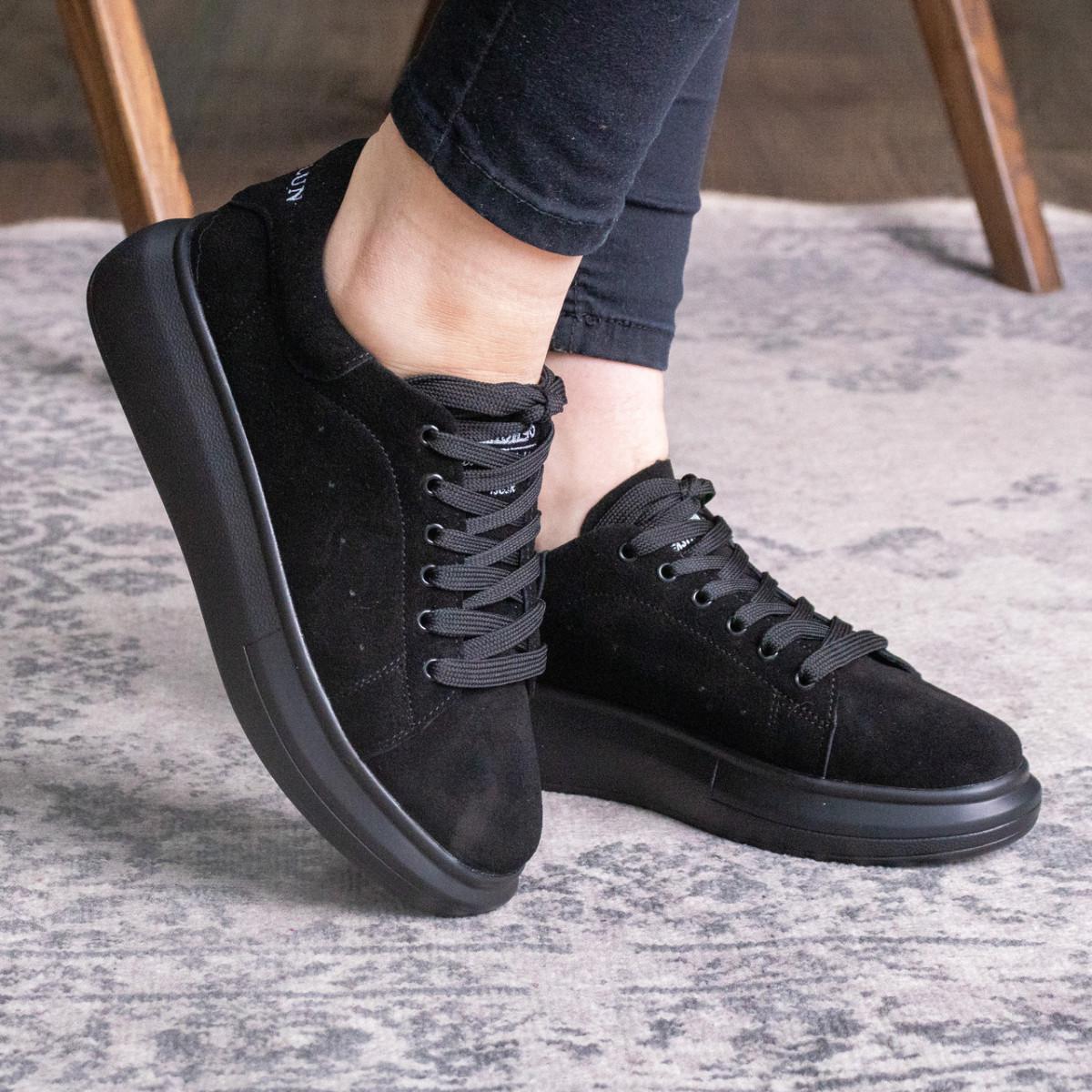 Кроссовки женские Fashion р. 39 25 см Черный (2912)