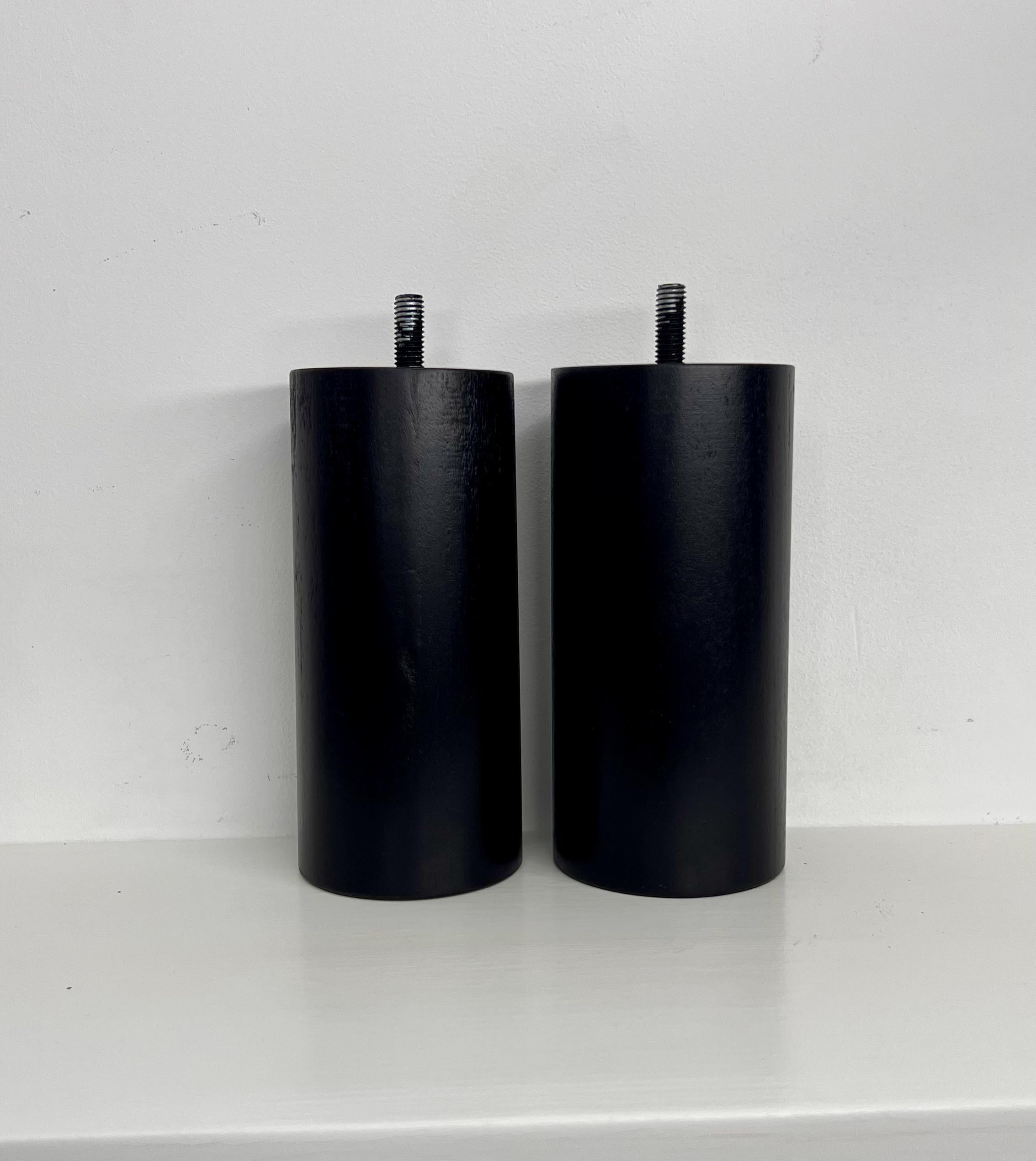 Ножка деревянная мебельная цилиндр бук D58H120 мм 4 шт. (18157565)