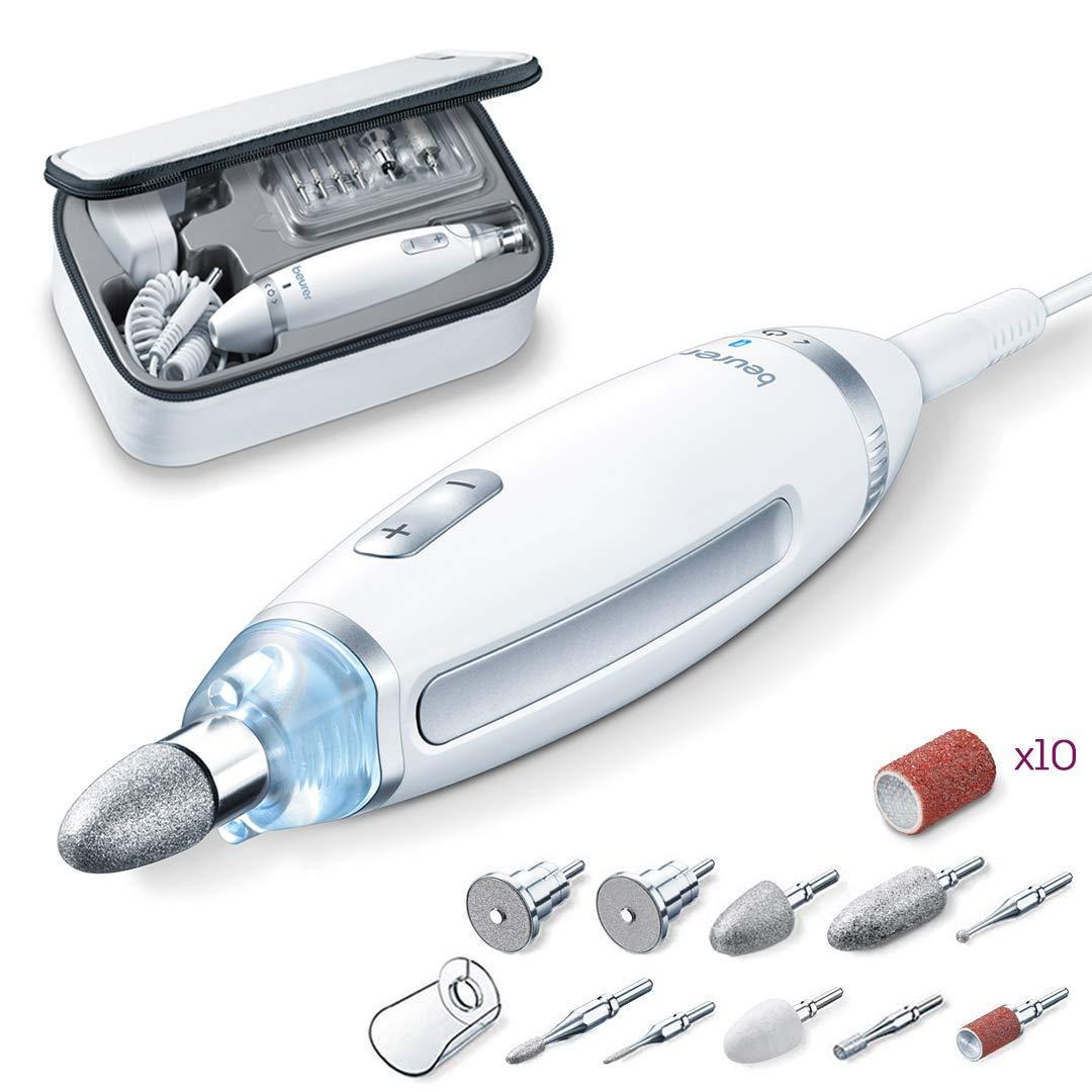 Пилка для нігтів електрична Beurer з 10 насадками (2400152188)