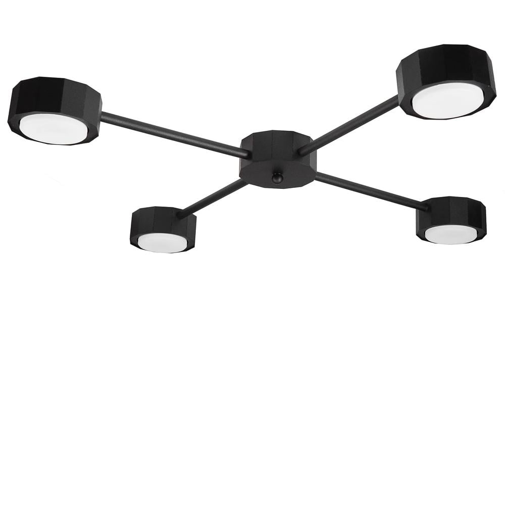 Люстра стельова Atmolight Quant GX53 C4-350 Black (88276)