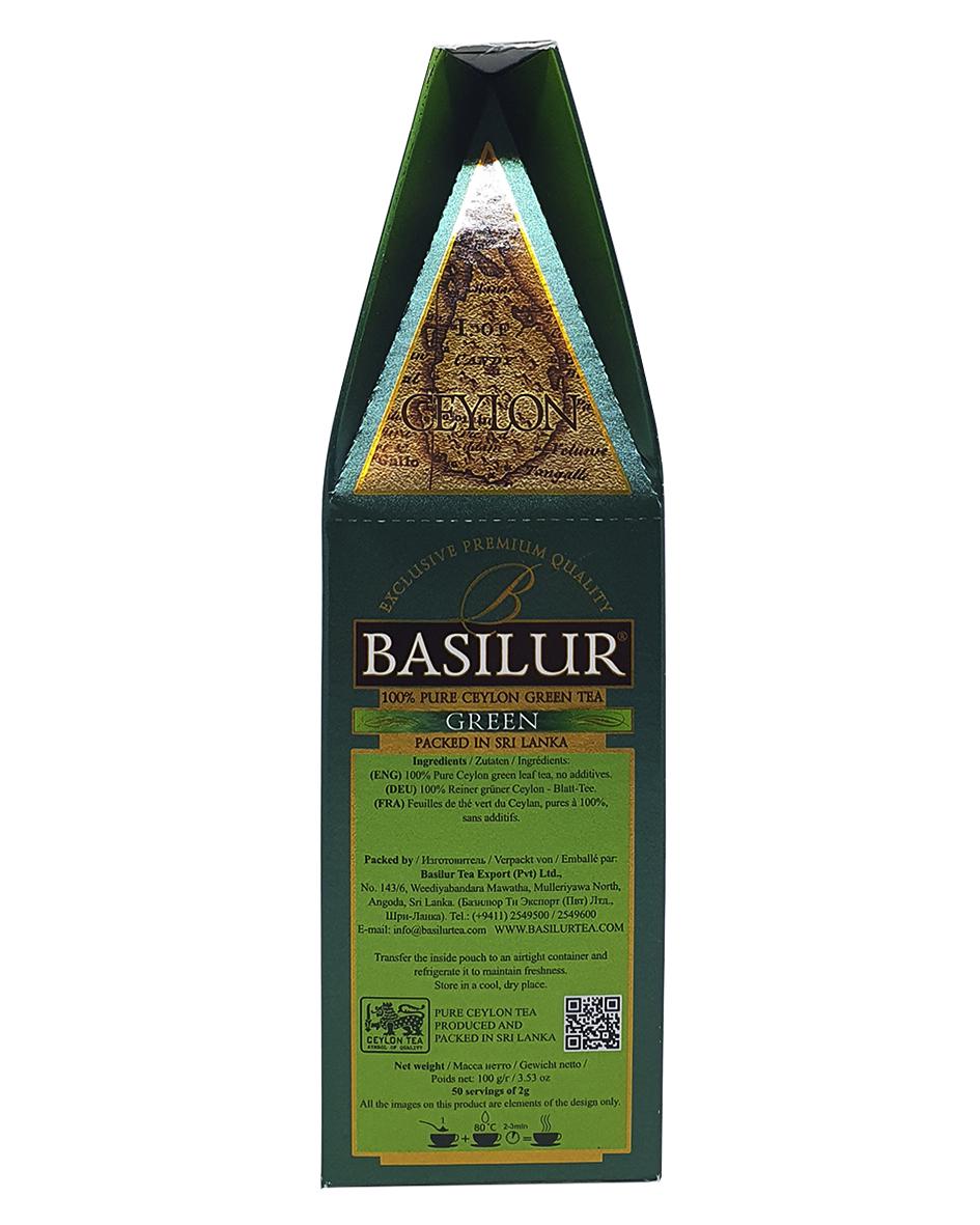 Чай зеленый Basilur Остров Цейлон 100 г (54904) - фото 3 Чай зеленый Basilur Остров Цейлон 100 г (54904) - фото 3