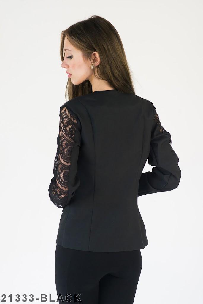 Пиджак женский Podium Darline 21333-BLACK S Черный - фото 2 Пиджак женский Podium Darline 21333-BLACK S Черный - фото 2