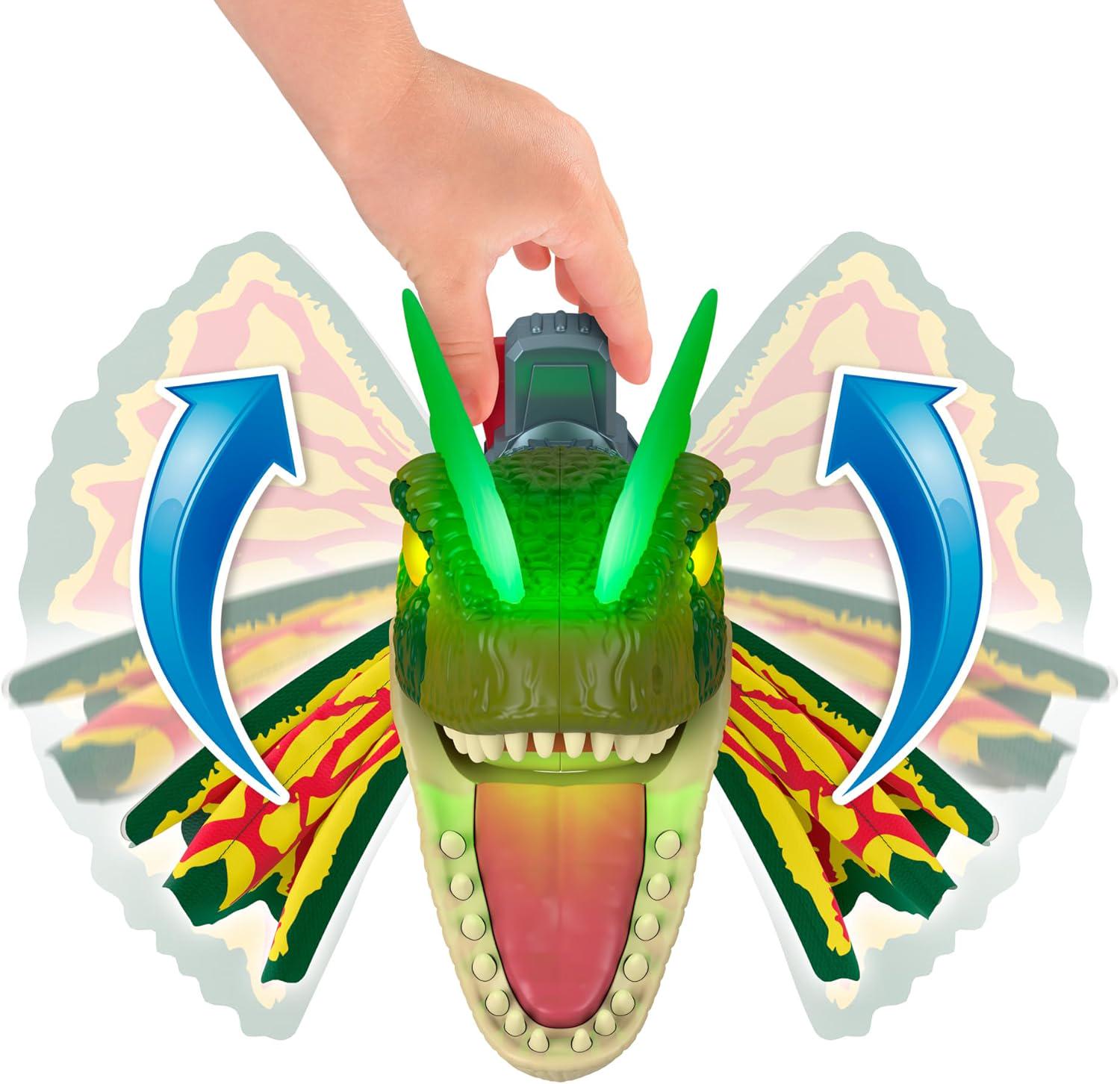 Дитяча ігрова фігурка Imaginext Jurassic World Dilophosaurus Fierce Launchin (669632126) - фото 9 Дитяча ігрова фігурка Imaginext Jurassic World Dilophosaurus Fierce Launchin (669632126) - фото 9