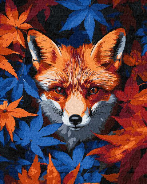 Картина за номерами Ideyka Осіння лисиця 40x50 см (Id-KHO6698)