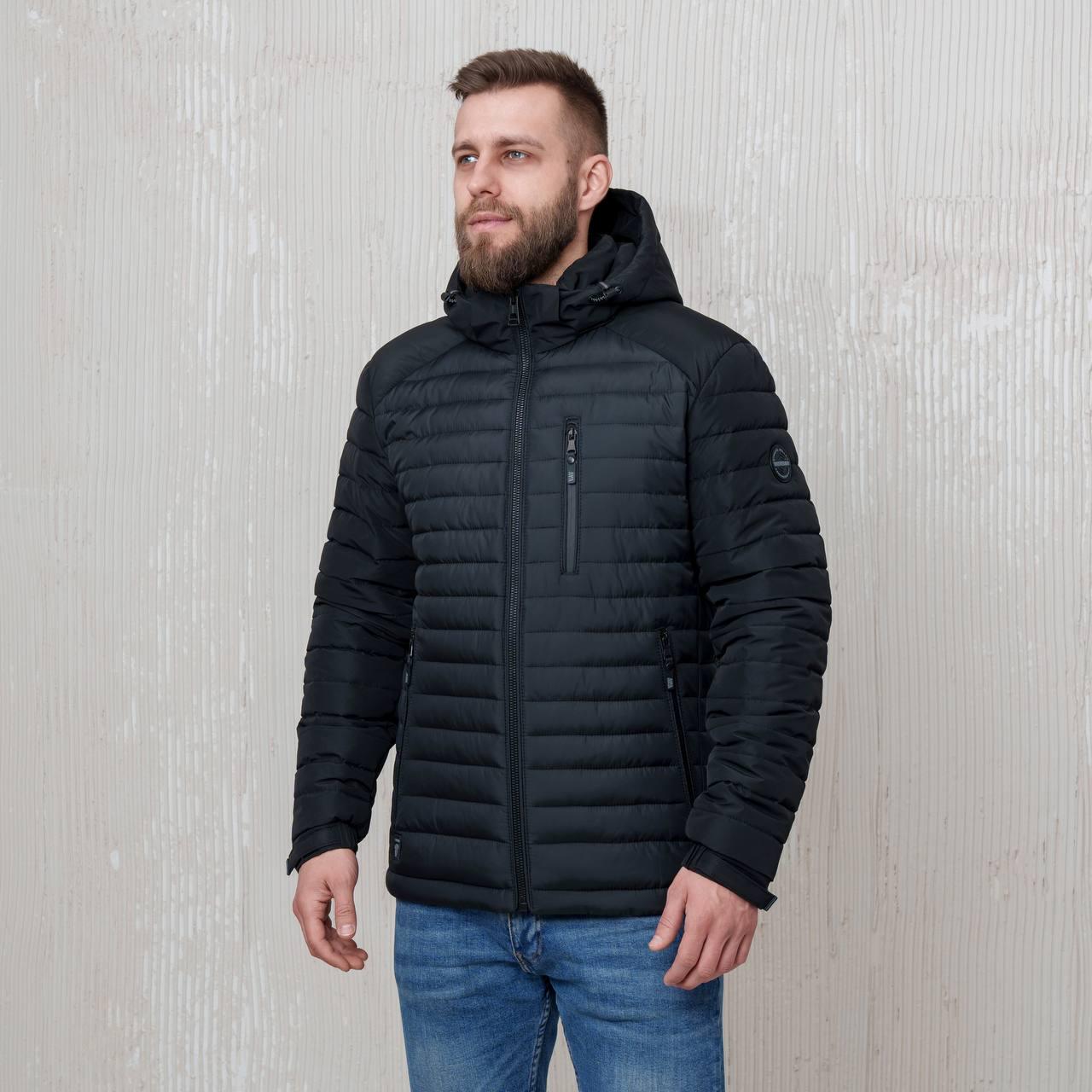 Куртка чоловіча демісезонна Vavalon 2118-V р. 64 Чорний (29109026) - фото 1 Куртка чоловіча демісезонна Vavalon 2118-V р. 64 Чорний (29109026) - фото 1