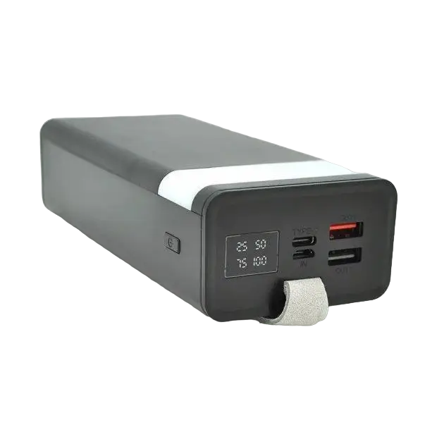 Повербанк WUW Y108 LCD Display с фонариком 30000 mAh Black (61156)