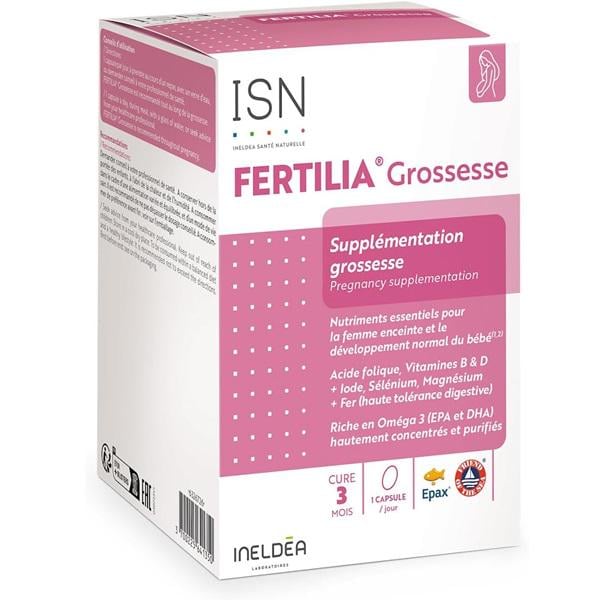 Копмлекс для профилактики репродуктивной функции женщин INELDEA SANTE NATURELLE Fertilia Grossesse 90 капс. (23183884)