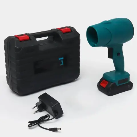 Вентилятор с кейсом и зарядкой на 48V 6 Ач АКБ скорость ветра до 200 миль/час с регулировкой