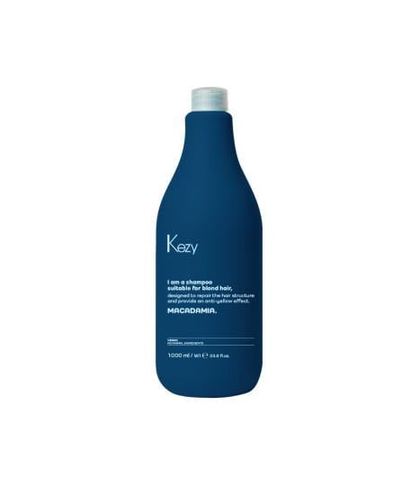 Шампунь против желтизны для светлых волос Kezy Macadamia Shampoo For Blond 375 мл (99022)