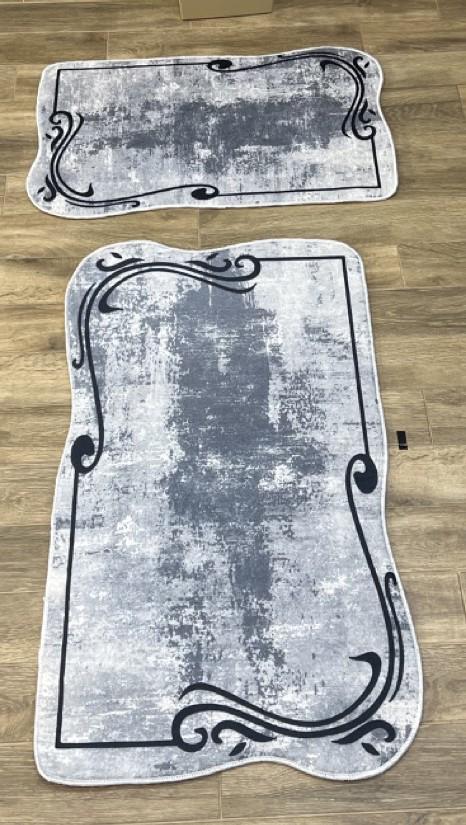 Набір килимів безворсові Gold Kilim на силіконовій основі з мікровелюру 50x80/60х100 см (1099)