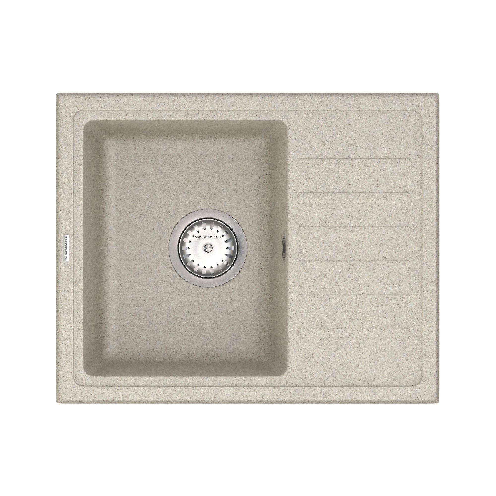 Мойка для кухни Vankor Lira LMP 02.55 + сифон Vankor Terra (74926)