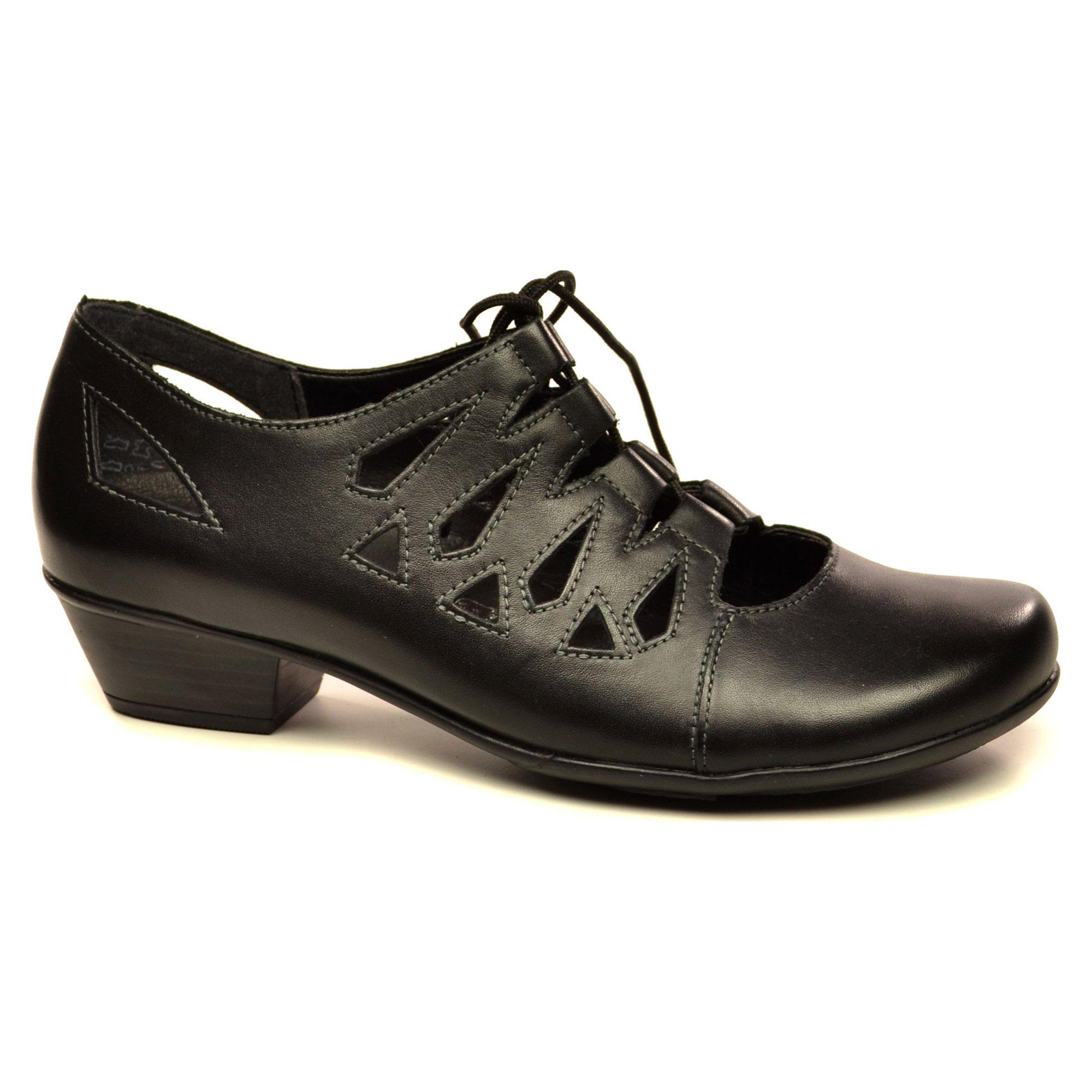 Туфли женские весенние Remonte р. 37 Черный (08593-37)