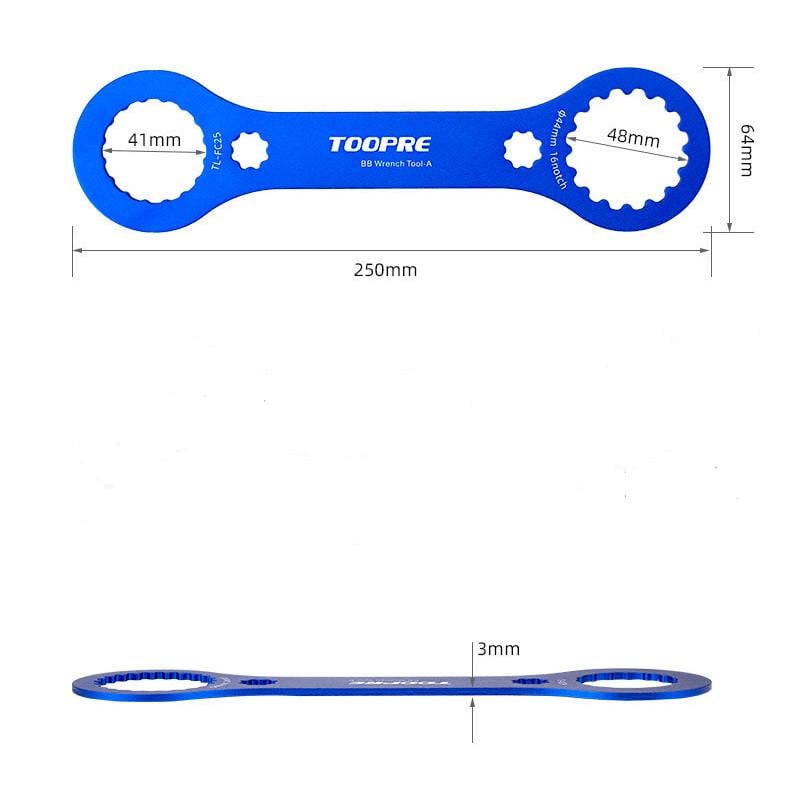 Ключ для снятия велошатуна Toopre BBB Wrench Tool-A TL-FC-25 44 мм - фото 3 Ключ для снятия велошатуна Toopre BBB Wrench Tool-A TL-FC-25 44 мм - фото 3