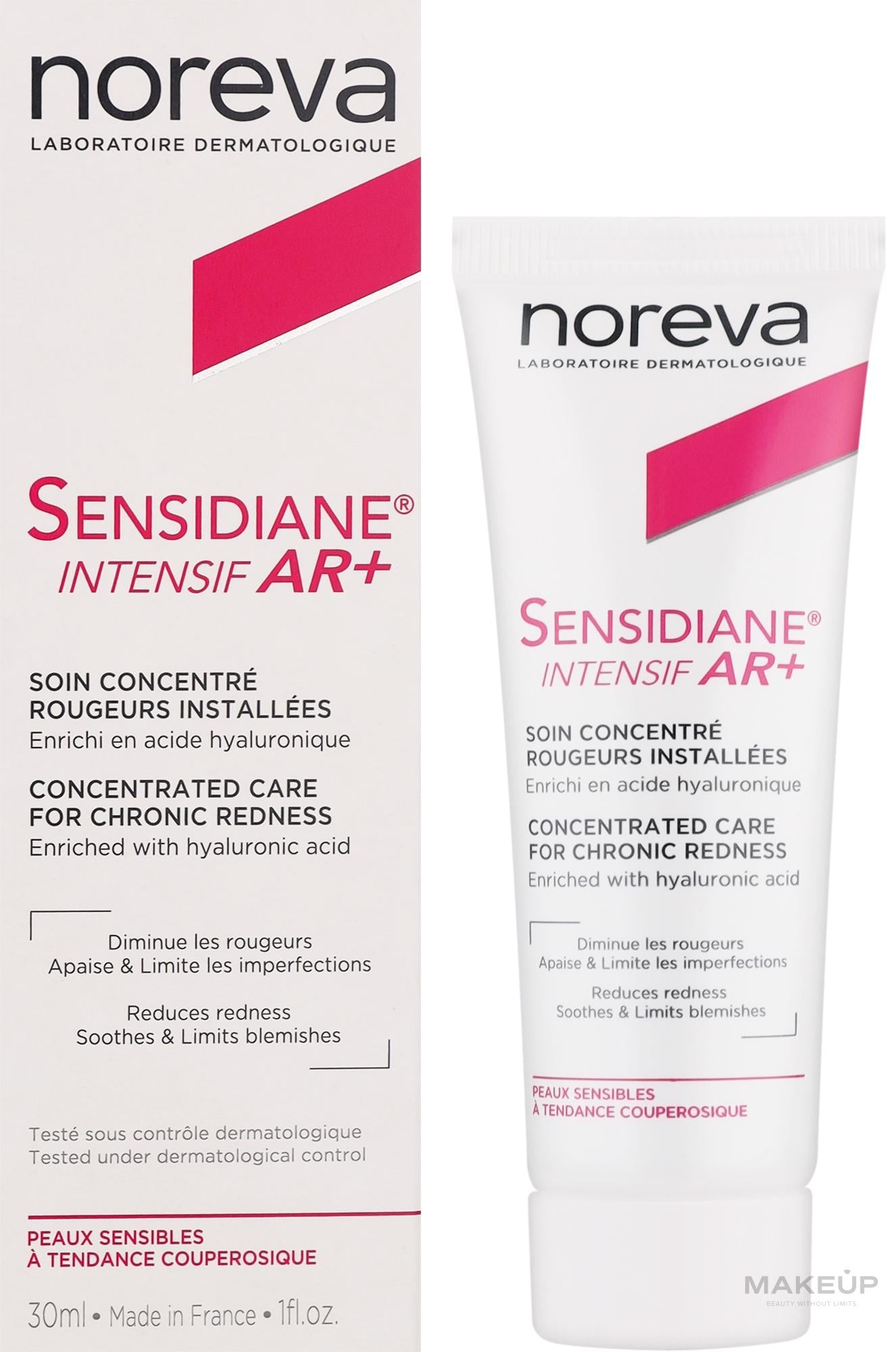 Интенсивный крем против покраснения кожи NOREVA Sensidiane AR+ Intensive Concentrated Care For Chronic Redness 30 мл