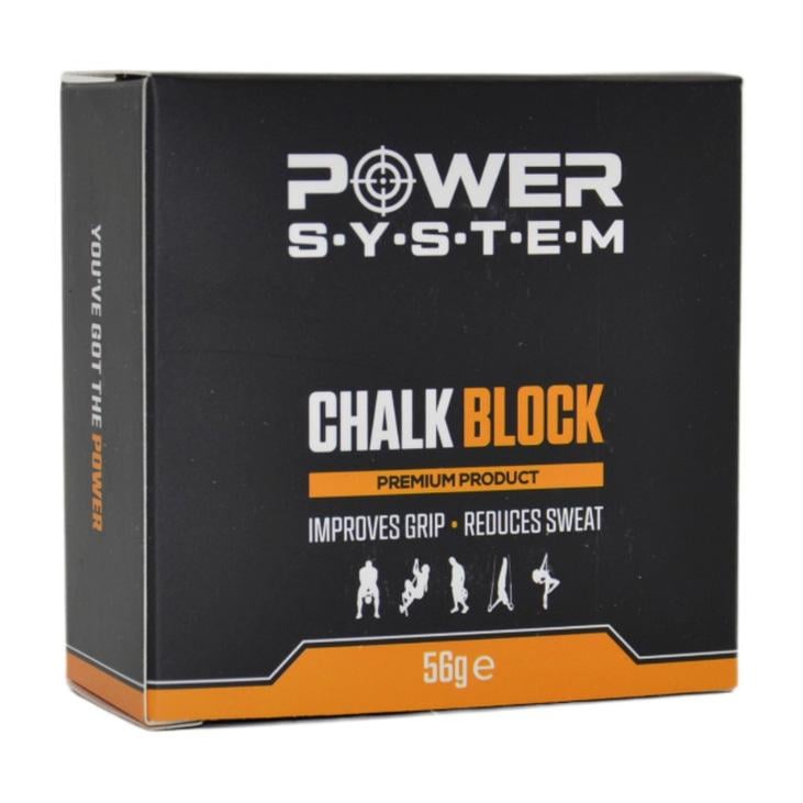 Магнезия спортивная в блоке Power System Gym Chalk Block 56 г