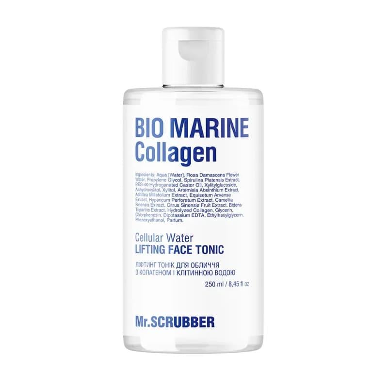 Ліфтинг тонік для обличчя Mr.Scrubber Bio Marine Collagen з колагеном і клітинною водою 250 мл