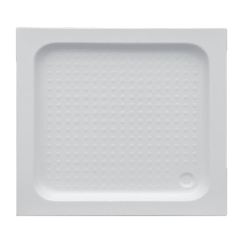 Душевой поддон Shower Coral MONOBLOC квадратный акриловый 90x90x13 см (C15355)