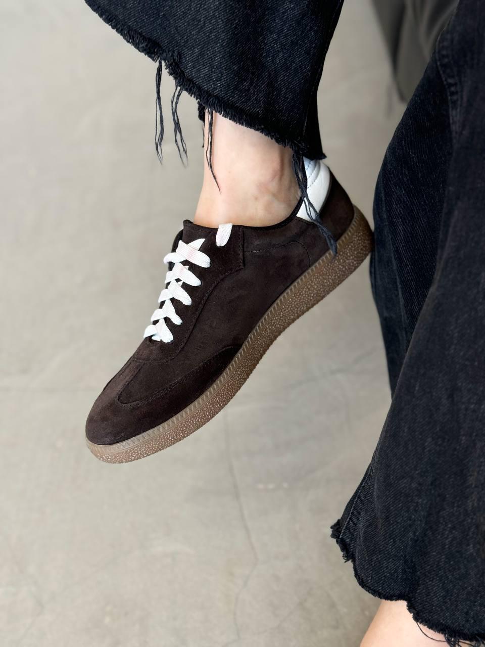 Кеди жіночі Maya Shoes р. 38 Шоколадний (3021) - фото 3 Кеди жіночі Maya Shoes р. 38 Шоколадний (3021) - фото 3