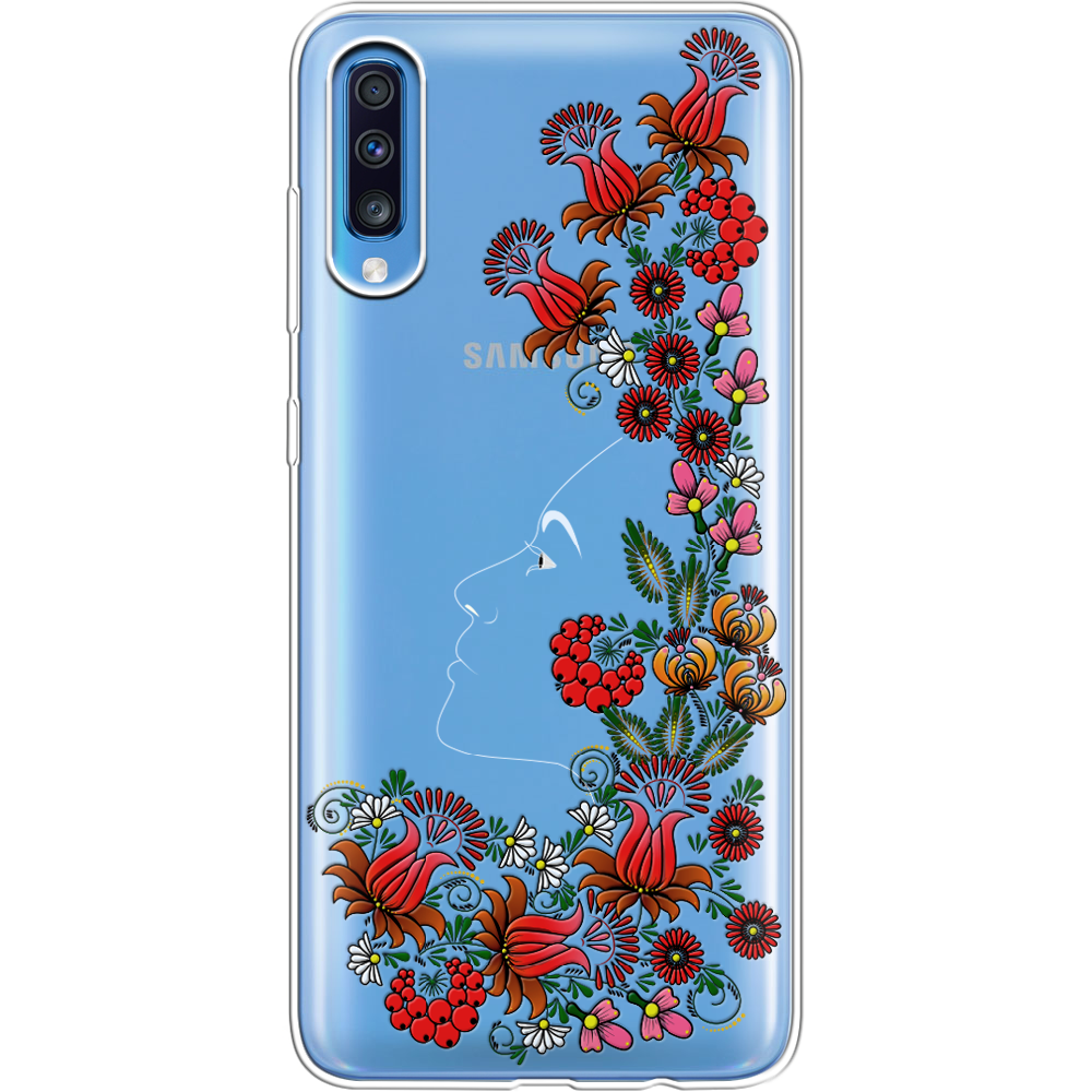 Чехол Boxface Samsung A705 Galaxy A70 3D Ukrainian Muse Прозрачный силикон (36860-bk64-36860)